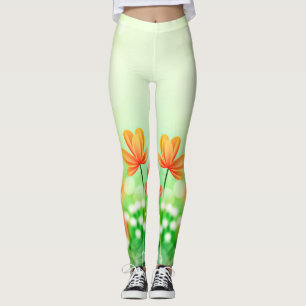 Leggings Fond printanier flou réaliste-52374
