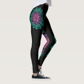 Leggings Fondre des guêtres de mandala (Droite)