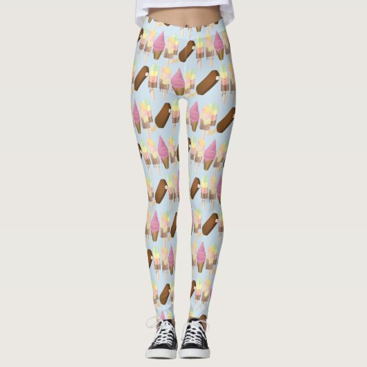 Leggings Fonte de crème glacée (Devant)