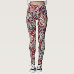 Leggings Forest Animals, William Morris