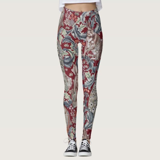 Leggings Forest Animals, William Morris (Devant)