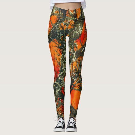 Leggings Forest Camo Pattern (Devant)