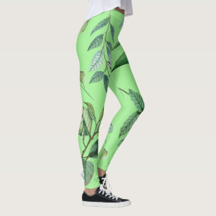 Leggings forestiers Arbre Feuilles Nature Pantal