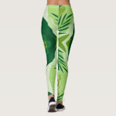 Leggings forestiers verts (Dos)