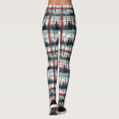 Leggings Forêt à feuillage persistant d'hiver Plantée (Dos)