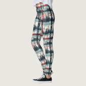 Leggings Forêt à feuillage persistant d'hiver Plantée (Gauche)