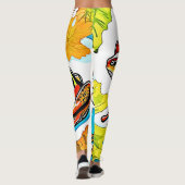 Leggings Forêt Black Bear Majesty Design (Dos)
