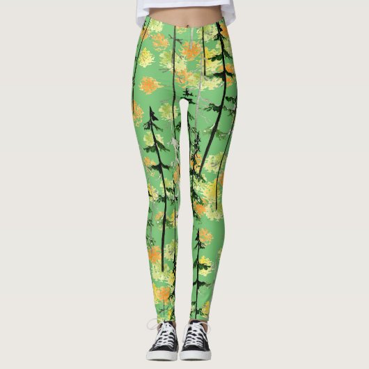 Leggings Forêt d'automne : Beauté naturelle incomparable (Devant)