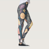 Leggings Forêt d'automne : Beauté saisonnière texturée. (Droite)