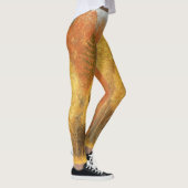 Leggings Forêt d'automne, cerf numérique et renard. (Droite)