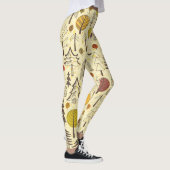 Leggings Forêt d'automne : Motif graphique transparent. (Droite)