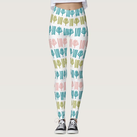 Leggings Forêt de Noël (Devant)
