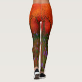 Leggings Forêt de nostalgie d'automne (Dos)