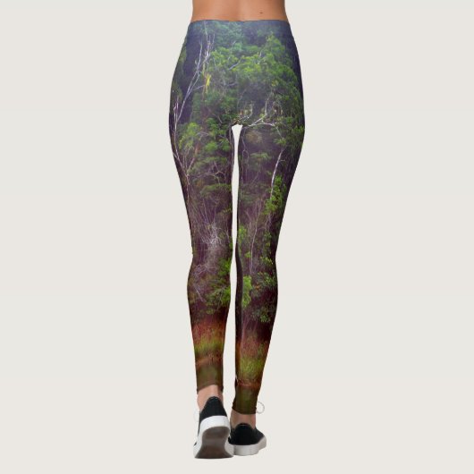 LEGGINGS FORÊT DE PLUIE ÉLEVÉE (Dos)