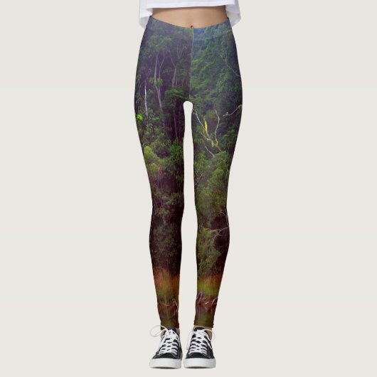 LEGGINGS FORÊT DE PLUIE ÉLEVÉE (Devant)