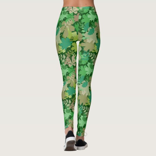 Leggings Forêt feuillue (Dos)