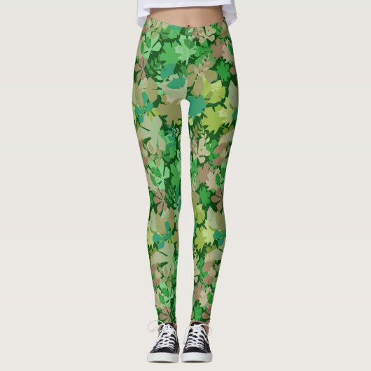 Leggings Forêt feuillue (Devant)