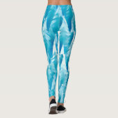 Leggings Forêt fractale bleue (Dos)