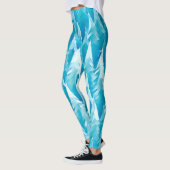 Leggings Forêt fractale bleue (Gauche)