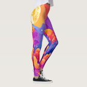 Leggings Forêt Lune Vibrante (Droite)