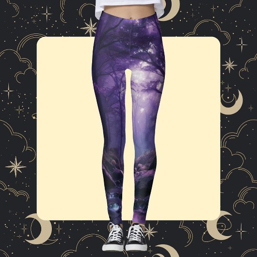 Leggings Forêt Twilight enchantée : Un voyage mystique