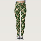 Leggings Forêt verte Madras Plaid (Devant)