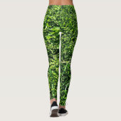 Leggings Forêt verte sauvage d'herbes (Dos)