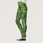 Leggings Forêt verte sauvage d'herbes (Gauche)