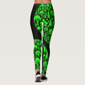Leggings Forêts vertes d'arbres (Dos)