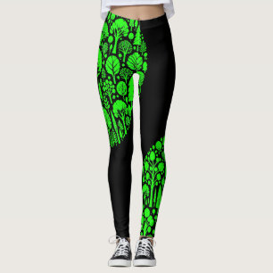 Leggings Forêts vertes d'arbres