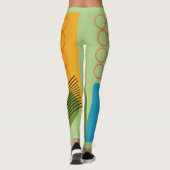 Leggings Formes Abstraites (Dos)