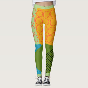 Leggings Formes Abstraites