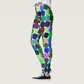 Leggings Formes Abstraites avec beaucoup de couleur (Gauche)