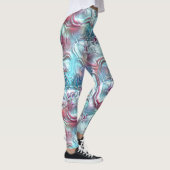 Leggings Formes Abstraites en verre recouvert de texture sa (Droite)