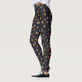 Leggings Formes Abstraites Motif foncé (Gauche)