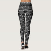Leggings Formes Aztec Motif gris noir (Dos)