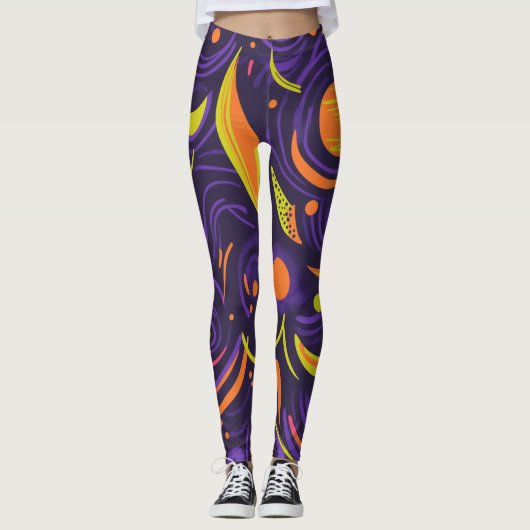 Leggings Formes de torsion (Devant)