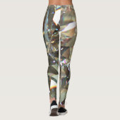 Leggings Formes diamant triangulaire : texture stratifiée. (Dos)