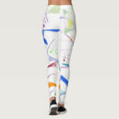 Leggings Formes et éclaboussures amusantes (Dos)