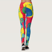Leggings Formes et formes créatives Art Abstrait original (Dos)