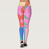 Leggings Formes Géométriques Abstraites (Dos)