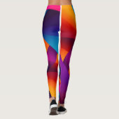 Leggings Formes géométriques abstraites (Dos)