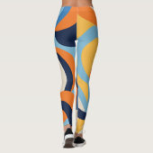 Leggings Formes géométriques Abstraites (Dos)