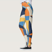 Leggings Formes géométriques Abstraites (Gauche)