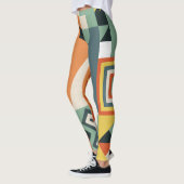 Leggings Formes géométriques, arrière - plan simple plat. (Gauche)