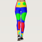 Leggings Formes géométriques colorées (Dos)