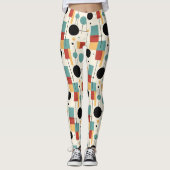 Leggings Formes géométriques modernes (Devant)