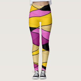 Leggings formes géométriques modernes Abstraites triangles 