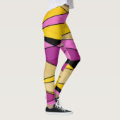 Leggings formes géométriques modernes Abstraites triangles  (Droite)