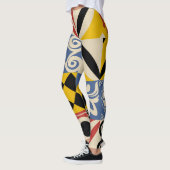 Leggings Formes géométriques rétro : azulejos. (Gauche)
